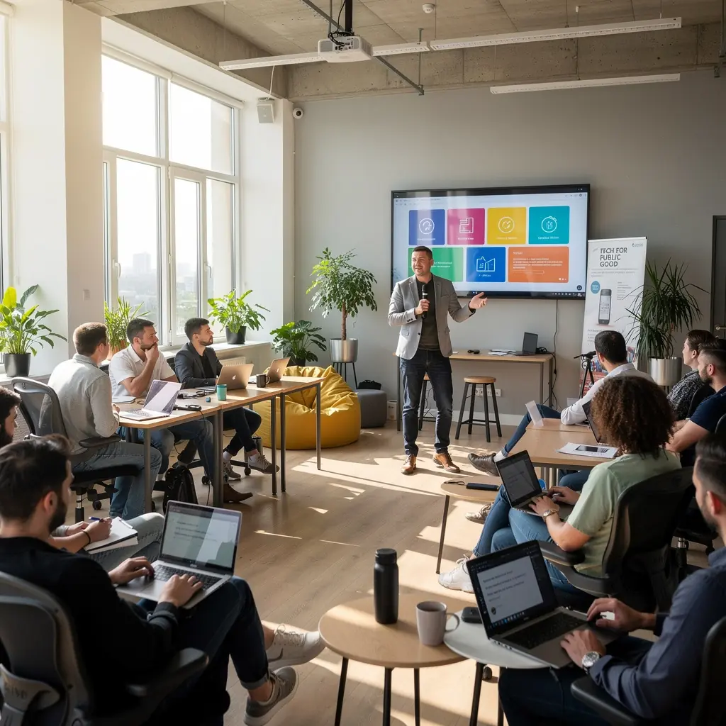 Professional team collaboration